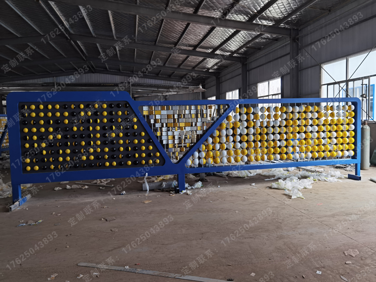 創意景墻-互動翻轉墻