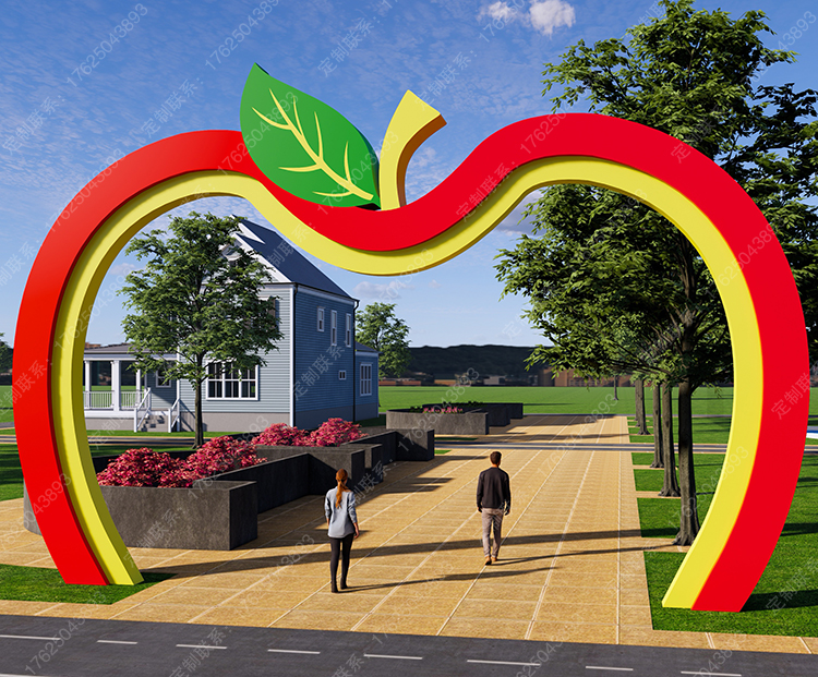 農業示范園路口龍門架